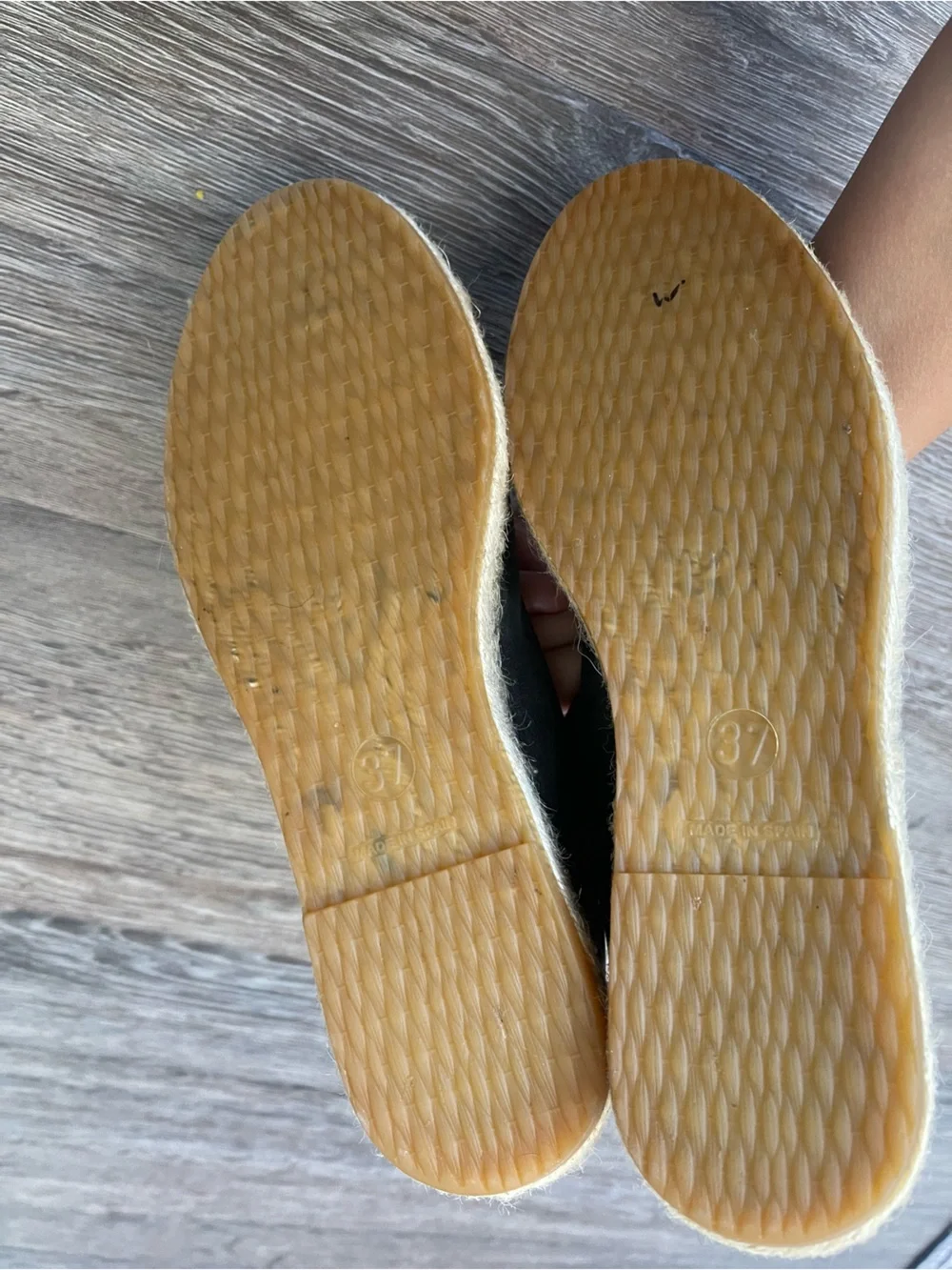 Free People | Black Laurel Canyon Flat Espadrille Loafer Sandals Size 37 - Picture 9 of 9